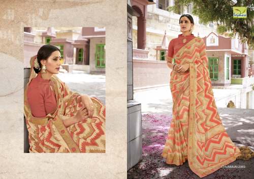 Woman Fancy Sarees Chunmun 7