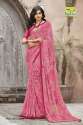 Georgette Border Saree thumb 1