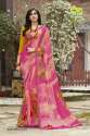 Georgette Border Saree thumb 7