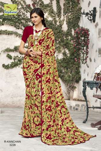 Georgette Fancy Saree