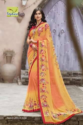 Party Wear Georgette Saree