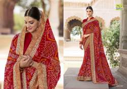 Red Designer Georgette Sarees 
