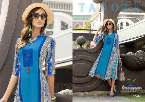 Designers Rayon Kurtis Sonika 8
