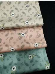 3D Flower Cotton Print