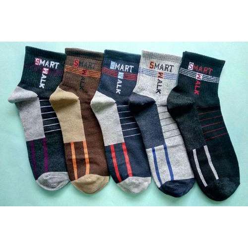 Cotton lycra socks by KM Hosiery