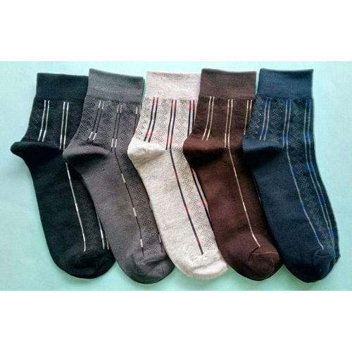 polyester printed socks by KM Hosiery