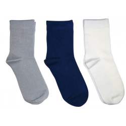 Kids Plain Cotton Socks