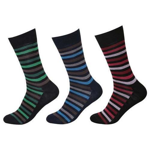 Mens Strip Nylon Socks by Shree Hari Apparels