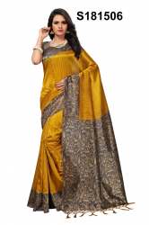 KALAMKARI SILK WITH JHALOR