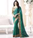 KFP - Fancy Georgette Saree thumb 1