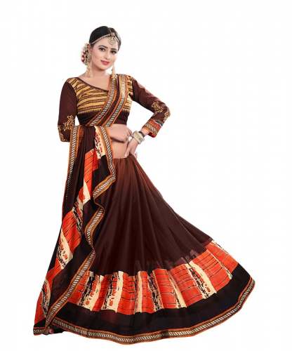 Women's Georgette Chiffon Saree 02