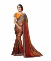 Women's Georgette Chiffon Saree thumb 5