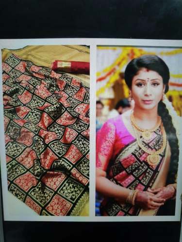 Banarasi Handloom Weaving Silk Saree by Om Creation