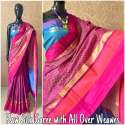 Khadi Cotton Silk Saree thumb 8