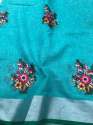 linen cotton saree  thumb 6