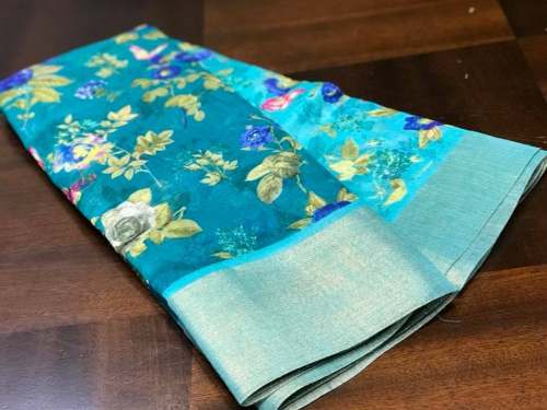 linen cotton with digital print