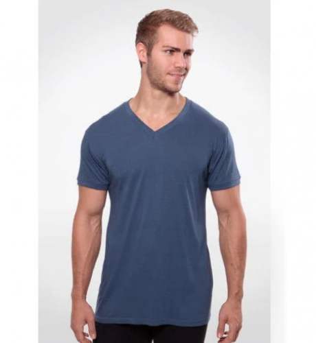 Men Stylish Cotton V-Neck T shirts by M S Creations