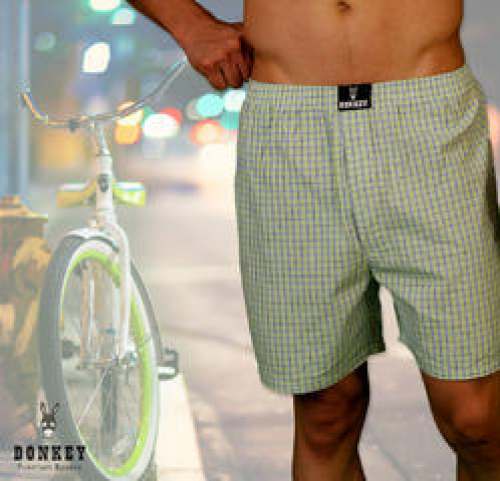checks box print shorts