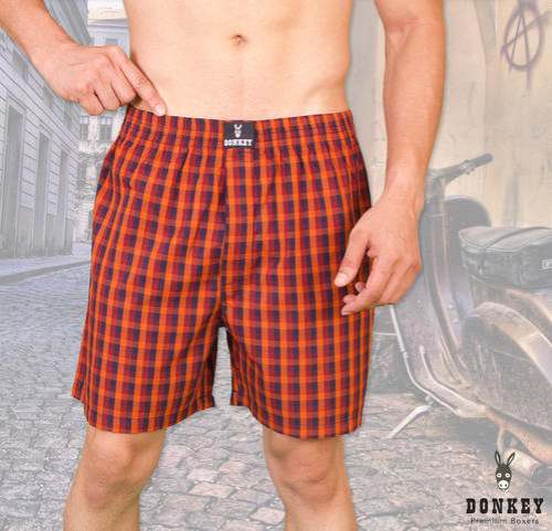 regular checks print shorts by Canha Inc