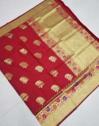 Butta Work Banarasi Silk Sarees