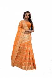 Cotton Silk Kesri Cataloge Sarees