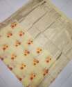 Flower Print Cotton Silk Sarees thumb 4