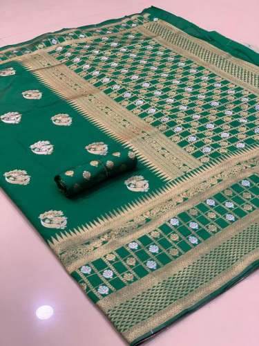 Two Tone Banarasi Silk Sarees