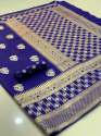 Two Tone Banarasi Silk Sarees thumb 3