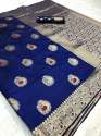 Womens Peacock Banarasi Silk Sarees  thumb 4