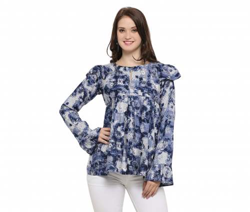 blue square top