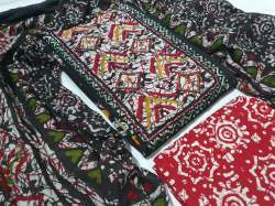 Fancy Pure Cotton Batik Dress Material