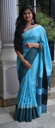 linen saree