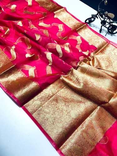 Banarasi Kora Organza Silk Saree by Silk Mine