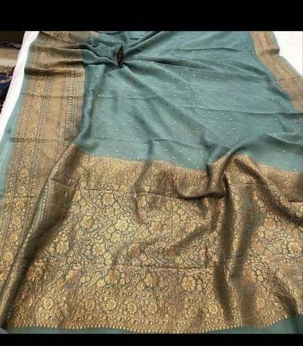 Banarasi Style Georgette Silk Saree by Silk Mine