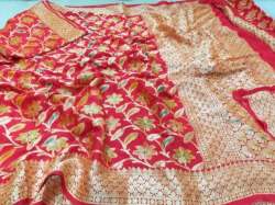 Banarasi Khadi Georgette Saree