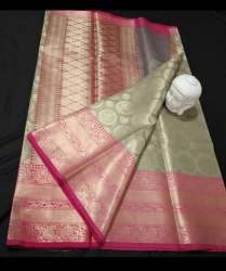 Designer Banarasi Kora Muslin Saree