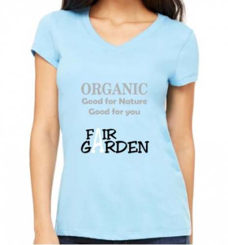 Girls Cotton V-Neck T shirts by Fair Garden