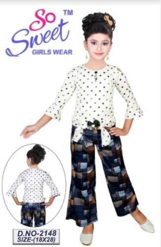 Trendy Kids Girls Top and Pant by JSM Creation