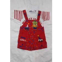 baby printed dungari