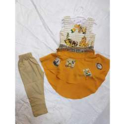 sleeve less kids dress