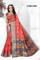 Buti work silk saree thumb 1