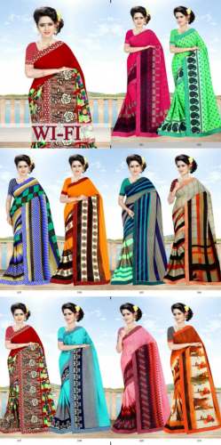 fancy lace border saree