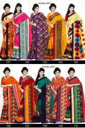 georgette sarees - excellent 