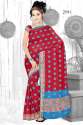 printed fancy saree