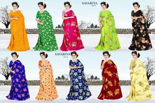 Printed Sarees -Savariya