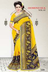 Waitless designer saree
