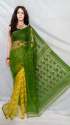 Cotton Silk Dhakai Jamdani Handloom Saree thumb 3