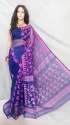 Cotton Silk Dhakai Jamdani Handloom Saree thumb 7