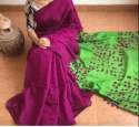 Cotton Silk Pompom Handloom Saree thumb 2