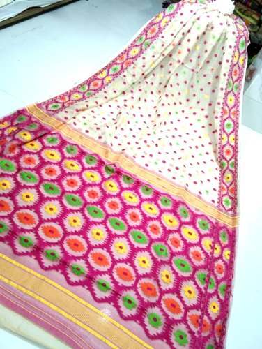 Designer Dhakai Jamdani Saree by Sanghamitra Sarees